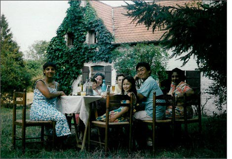 Family picnic in N. France.